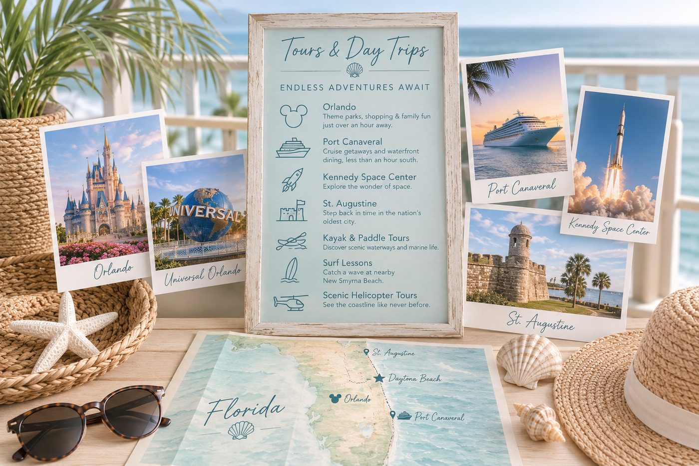 Tours and day trips from Daytona Beach — Orlando, Kennedy Space Center, St. Augustine, and Port Canaveral